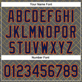 Custom Stitched Steel Gray Navy Gold-Orange 3D Pattern Design Line Geometric Shape Sports Pullover Sweatshirt Hoodie