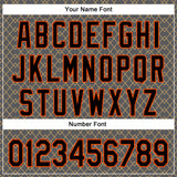 Custom Stitched Steel Gray Black Gold-Orange 3D Pattern Design Line Geometric Shape Sports Pullover Sweatshirt Hoodie