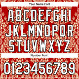 Custom Stitched Red White Cream-Black 3D Pattern Design Ethnic Paisley Floral Bandana Sports Pullover Sweatshirt Hoodie