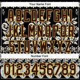 Custom Stitched Black Brown Cream-Yellow 3D Pattern Design Ethnic Paisley Floral Bandana Sports Pullover Sweatshirt Hoodie