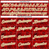 Custom Stitched Red Old Gold-White 3D Pattern Design Ethnic Paisley Floral Bandana Sports Pullover Sweatshirt Hoodie