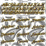 Custom Stitched White Navy-Gold 3D Pattern Design Ethnic Paisley Floral Bandana Sports Pullover Sweatshirt Hoodie