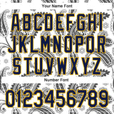 Custom Stitched White Navy-Gold 3D Pattern Design Ethnic Paisley Floral Bandana Sports Pullover Sweatshirt Hoodie