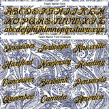 Custom Stitched White Navy-Gold 3D Pattern Design Ethnic Paisley Floral Bandana Sports Pullover Sweatshirt Hoodie