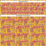 Custom Stitched Yellow Red-White 3D Pattern Design Ethnic Paisley Floral Bandana Sports Pullover Sweatshirt Hoodie