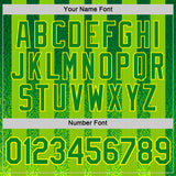 Custom Green Grass Green Yellow-Light Yellow 3D Pattern Design Brazil Stripe Sportswear Performance T-Shirt