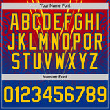 Custom Red Yellow-US Navy Blue 3D Pattern Design USA Inspired France Sportswear Performance T-Shirt