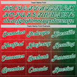 Custom Stitched Red Kelly Green-White 3D Pattern Design Mexico Subtle Sports Wear Pullover Sweatshirt Hoodie