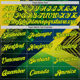 Custom Stitched Green Light Yellow-Blue 3D Pattern Design Brazil Inspired Geometric Tribal Sports Wear Pullover Sweatshirt Hoodie