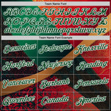 Custom Stitched Red Green-White 3D Pattern Design Mexico Geometric Tribal Sports Wear Pullover Sweatshirt Hoodie