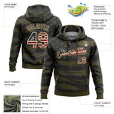 Custom Stitched Olive Vintage USA Flag-City Cream 3D American Flag Retro Distressed Grunge Salute To Service Sports Pullover Sweatshirt Hoodie