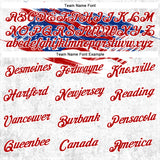 Custom Stitched White Royal-Red 3D American Flag Retro Distressed Grunge Sports Pullover Sweatshirt Hoodie