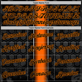 Custom Black Orange-Bay Orange 3D Halloween Pumpkin Spooky Sportswear Sports Pullover Sweatshirt Hoodie
