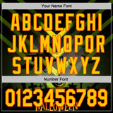 Custom Green Yellow-Orange 3D Halloween Spooky Sportswear Sports Pullover Sweatshirt Hoodie