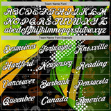 Custom Black White Green-Yellow 3D Halloween Spooky Sportswear Sports Pullover Sweatshirt Hoodie