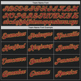 Custom Stitched Black Crimson-Old Gold 3D Pattern Design Abstract Brush Stroke Sports Pullover Sweatshirt Hoodie