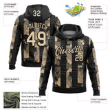 Custom Stitched Black City Cream 3D Pattern Design Line Sports Pullover Sweatshirt Hoodie
