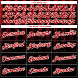 Custom Stitched Black Red-White 3D Pattern Design Animal Leopard Grunge Art Sports Pullover Sweatshirt Hoodie