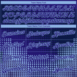 Custom Stitched Dark Purple Light Blue-Navy 3D Pattern Design Modern Polka Dot Sports Pullover Sweatshirt Hoodie
