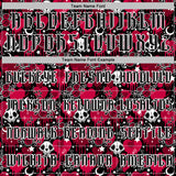 Custom Red Black-White 3D Skull Roses Gothic Splash Hearts Stars Sports Pullover Sweatshirt Hoodie