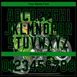 Custom Stitched Black Grass Green 3D Pattern Design St. Patrick's Day Motorcycle Motocross Racing Sports Pullover Sweatshirt Hoodie