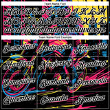 Custom Stitched Black White 3D Pattern Design Motorcycle Motocross Racing Sports Pullover Sweatshirt Hoodie