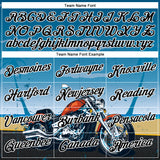 Custom Stitched Blue Black-White 3D Pattern Design Motorcycle Motocross Racing Sports Pullover Sweatshirt Hoodie