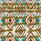 Custom Stitched City Cream Navy-Gold 3D Pattern Design Tribal Ethnic Native American Sports Pullover Sweatshirt Hoodie