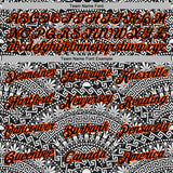 Custom Stitched White Black-Orange 3D Pattern Design Tribal Ethnic Native American Sports Pullover Sweatshirt Hoodie