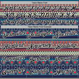 Custom Stitched Navy Black-White 3D Pattern Design Tribal Ethnic Native American Sports Pullover Sweatshirt Hoodie