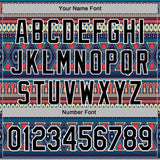 Custom Stitched Navy Black-White 3D Pattern Design Tribal Ethnic Native American Sports Pullover Sweatshirt Hoodie