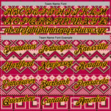 Custom Stitched Red Brown-Yellow 3D Pattern Design Tribal Ethnic Native American Sports Pullover Sweatshirt Hoodie