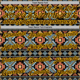 Custom Stitched Black Brown-Yellow 3D Pattern Design Tribal Ethnic Native American Sports Pullover Sweatshirt Hoodie