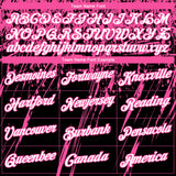 Custom Stitched Black White-Pink 3D Pattern Design Splash Grunge Art Sports Pullover Sweatshirt Hoodie