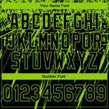 Custom Stitched Black Neon Green 3D Pattern Design Splash Grunge Art Sports Pullover Sweatshirt Hoodie
