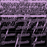 Custom Stitched Black Light Purple 3D Pattern Design Splash Grunge Art Sports Pullover Sweatshirt Hoodie