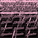 Custom Stitched Black Light Pink 3D Pattern Design Splash Grunge Art Sports Pullover Sweatshirt Hoodie