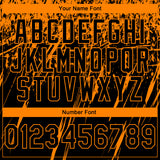 Custom Stitched Black Bay Orange 3D Pattern Design Splash Grunge Art Sports Pullover Sweatshirt Hoodie