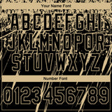 Custom Stitched Black Vegas Gold 3D Pattern Design Splash Grunge Art Sports Pullover Sweatshirt Hoodie