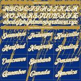 Custom Stitched Royal White-Old Gold 3D Pattern Design Splash Grunge Art Sports Pullover Sweatshirt Hoodie