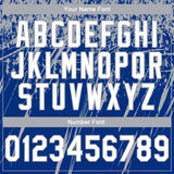 Custom Stitched Royal White-Gray 3D Pattern Design Splash Grunge Art Sports Pullover Sweatshirt Hoodie