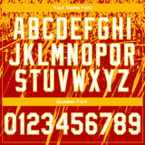 Custom Stitched Red White-Gold 3D Pattern Design Splash Grunge Art Sports Pullover Sweatshirt Hoodie