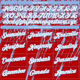 Custom Stitched Red White-Light Blue 3D Pattern Design Splash Grunge Art Sports Pullover Sweatshirt Hoodie