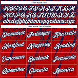 Custom Stitched Red White-Navy 3D Pattern Design Splash Grunge Art Sports Pullover Sweatshirt Hoodie