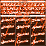 Custom Stitched Brown White-Orange 3D Pattern Design Splash Grunge Art Sports Pullover Sweatshirt Hoodie