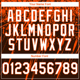 Custom Stitched Brown White-Orange 3D Pattern Design Splash Grunge Art Sports Pullover Sweatshirt Hoodie