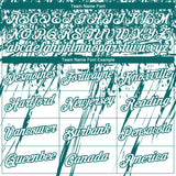 Custom Stitched White Teal 3D Pattern Design Splash Grunge Art Sports Pullover Sweatshirt Hoodie