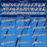 Custom Stitched Powder Blue White-Navy 3D Pattern Design Splash Grunge Art Sports Pullover Sweatshirt Hoodie