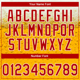 Custom Stitched Yellow Red-White 3D Pattern Design Beer Sports Pullover Sweatshirt Hoodie