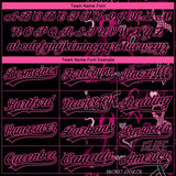 Custom Stitched Black Pink 3D Pattern Design Pink Ribbon Breast Cancer Awareness Month Women Health Care Support Sports Pullover Sweatshirt Hoodie